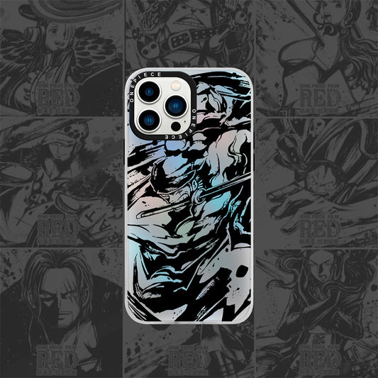 Zoro Laser Bling iPhone Case [Metal Button]