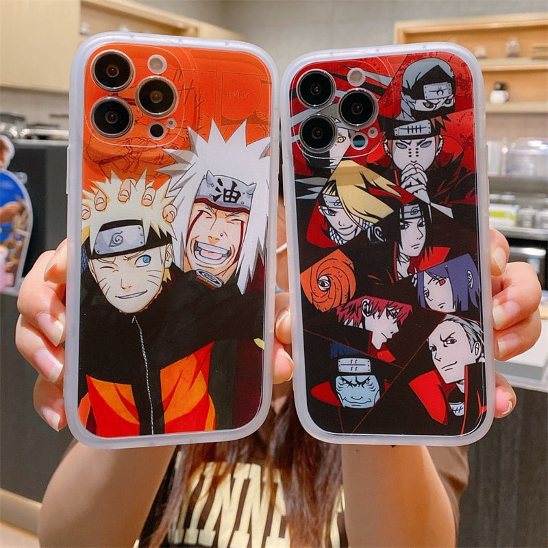 Naruto And Jiraiya Soft Silicone iPhone Case