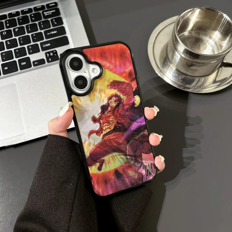 Monkey D Luffy 3D Multi-Angle Pattern iPhone Case - Wireless Charging Compatible