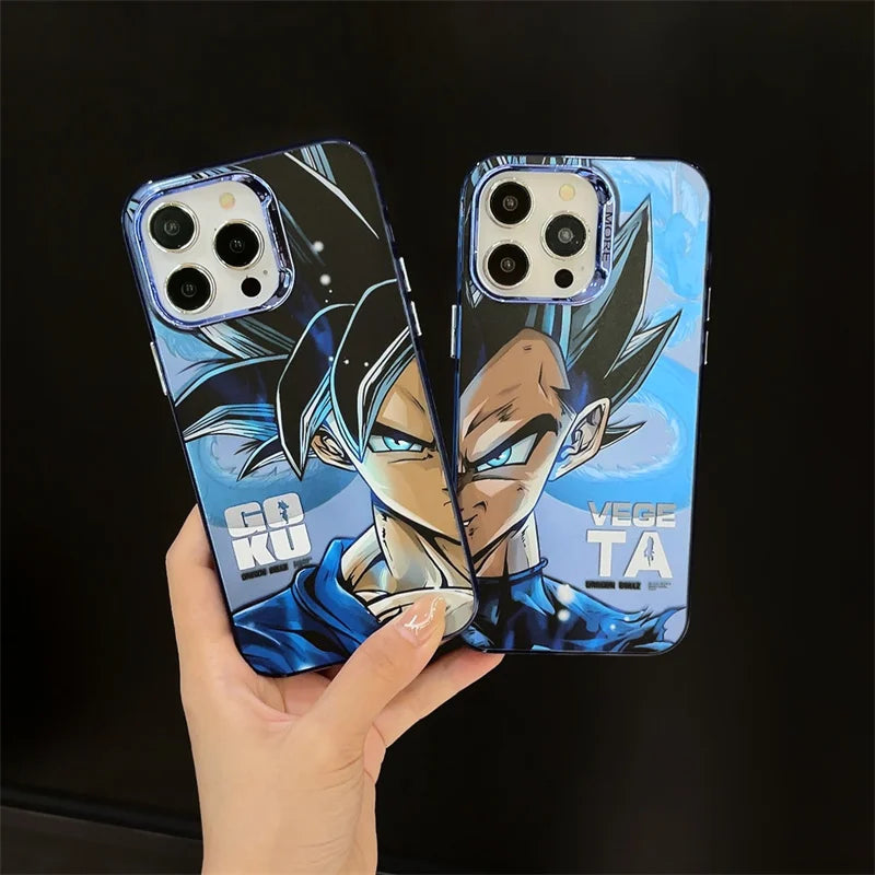 Goku & Vegeta Saiyan Duo iPhone Case