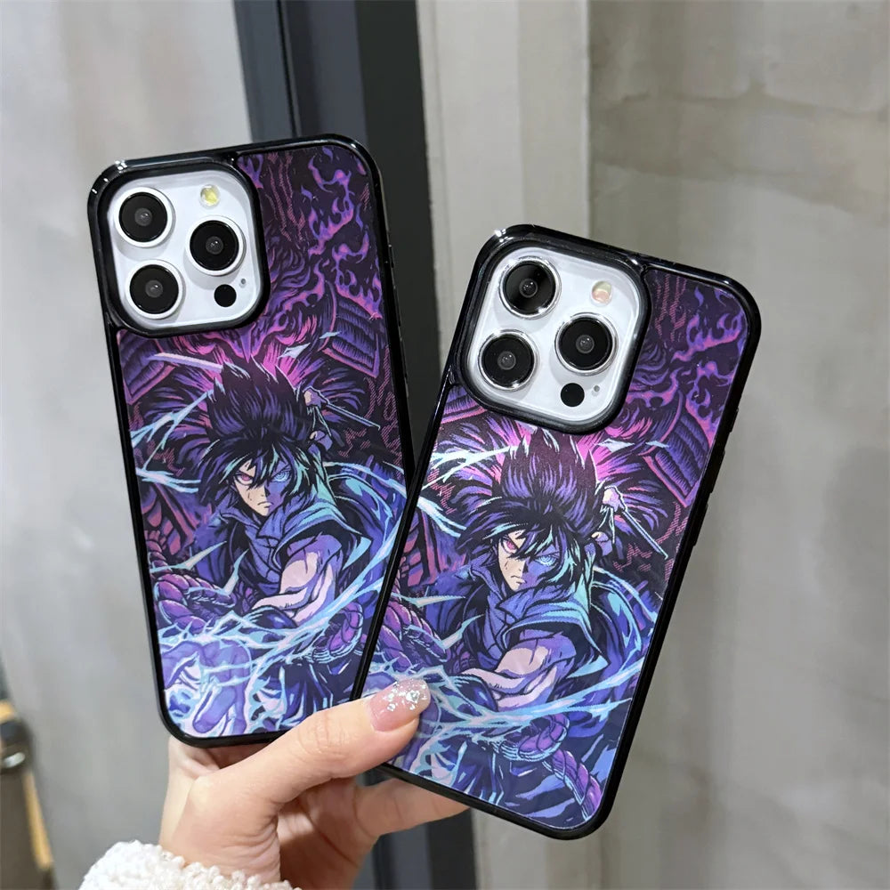 Sasuke 3D Multi-Angle Pattern iPhone Case - Wireless Charging Compatible