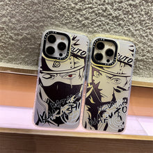 Lade das Bild in den Galerie-Viewer, Kakashi Manga Theme Laser Bling iPhone Case
