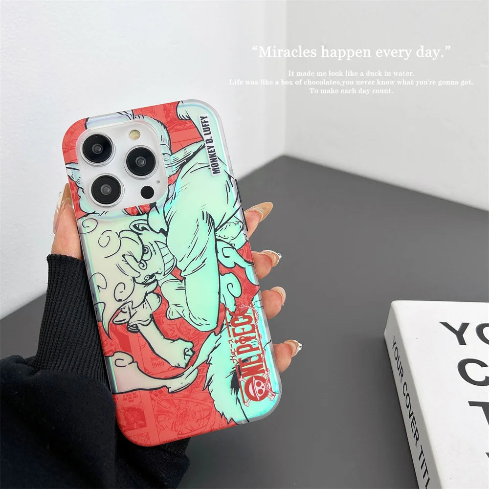 Luffy Gear 5th Ver 2 Laser iPhone Case