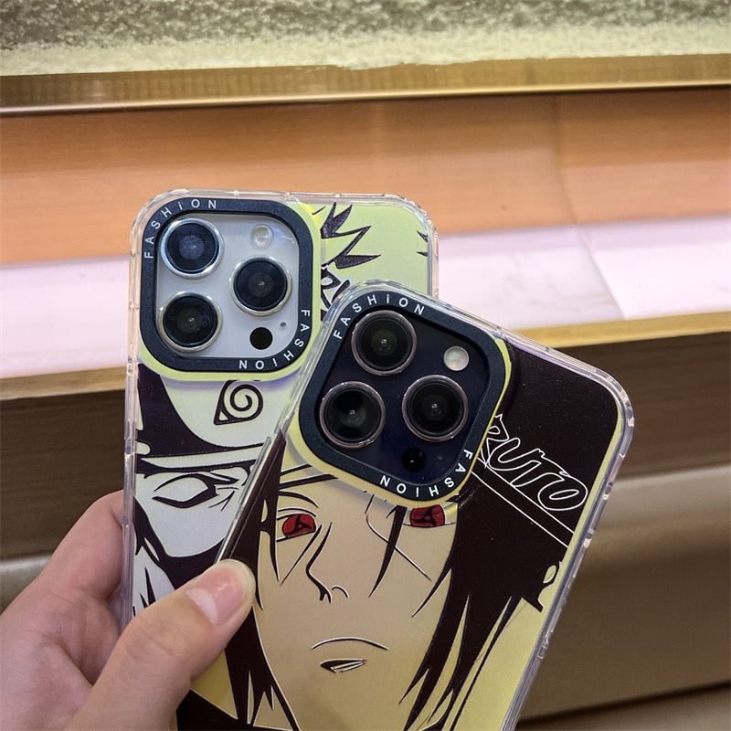 Kakashi Manga Theme Laser Bling iPhone Case