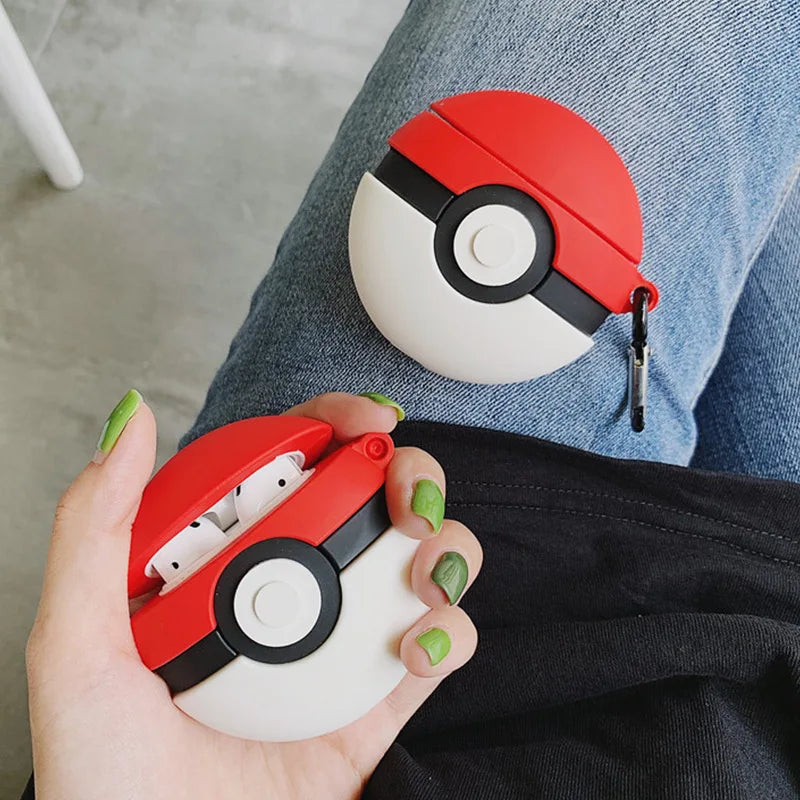 Poke Ball Airpods Case