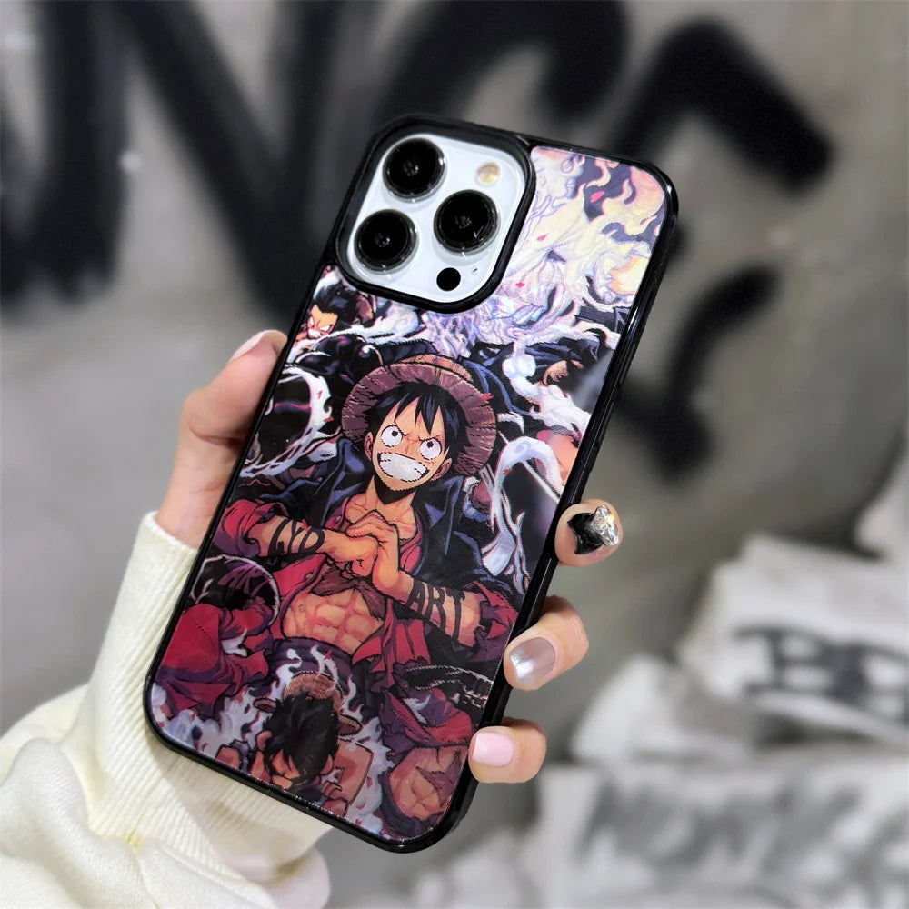 Luffy 3D Multi-Angle Pattern iPhone Case - Wireless Charging Compatible