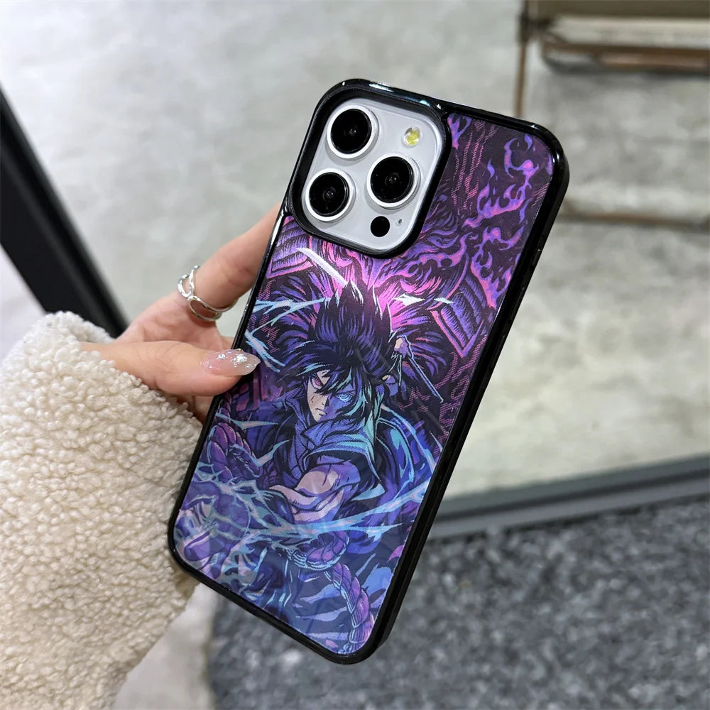 Sasuke 3D Multi-Angle Pattern iPhone Case - Wireless Charging Compatible