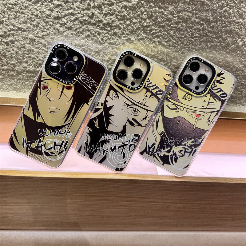 Itachi Manga Theme Laser Bling iPhone Case