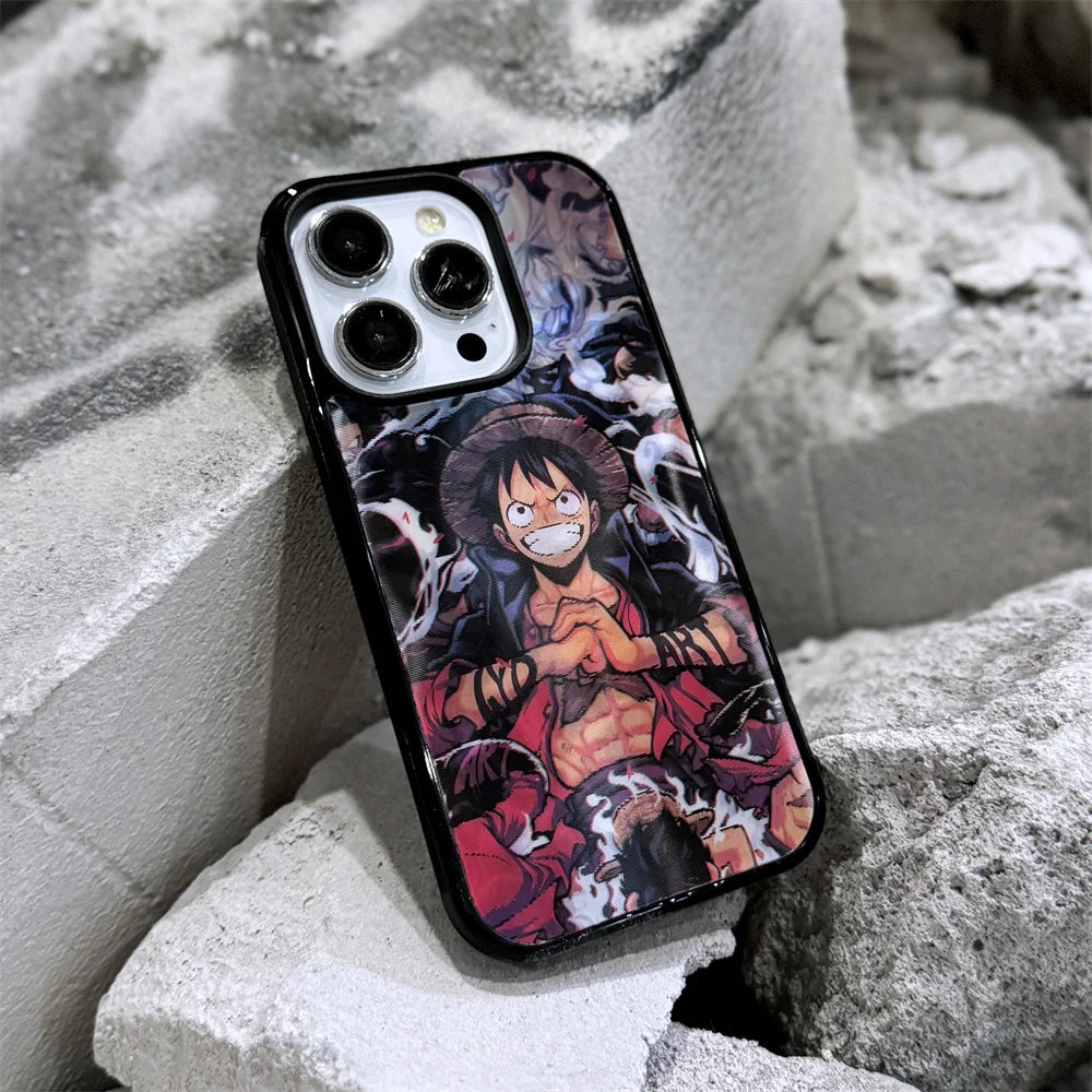 Luffy 3D Multi-Angle Pattern iPhone Case - Wireless Charging Compatible