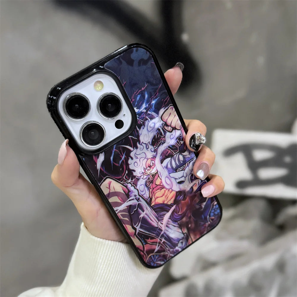 Luffy 3D Multi-Angle Pattern iPhone Case - Wireless Charging Compatible