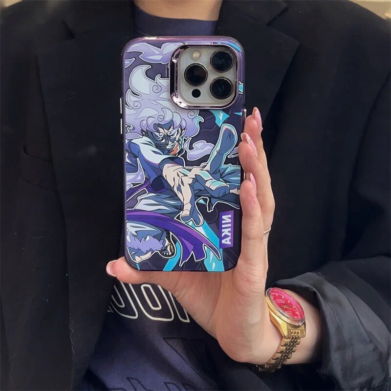 Luffy Gear 5 Nika V1 iPhone Case