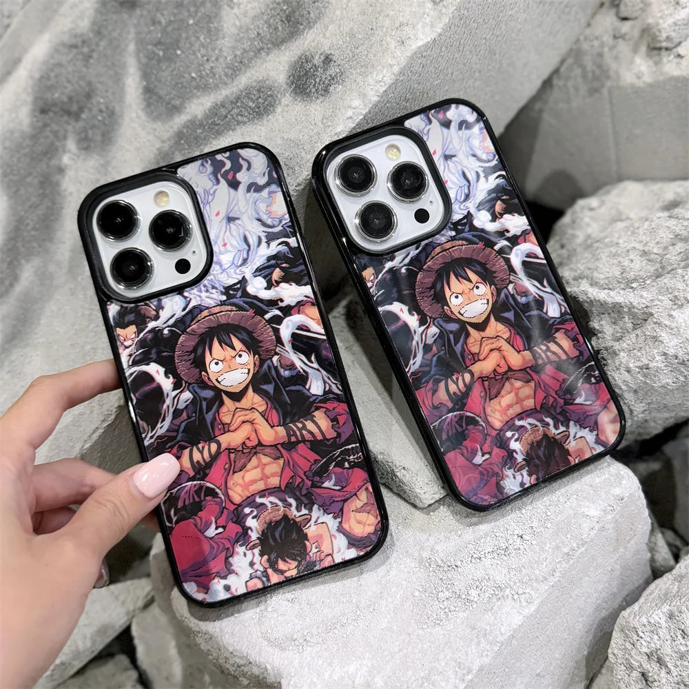 Luffy 3D Multi-Angle Pattern iPhone Case - Wireless Charging Compatible