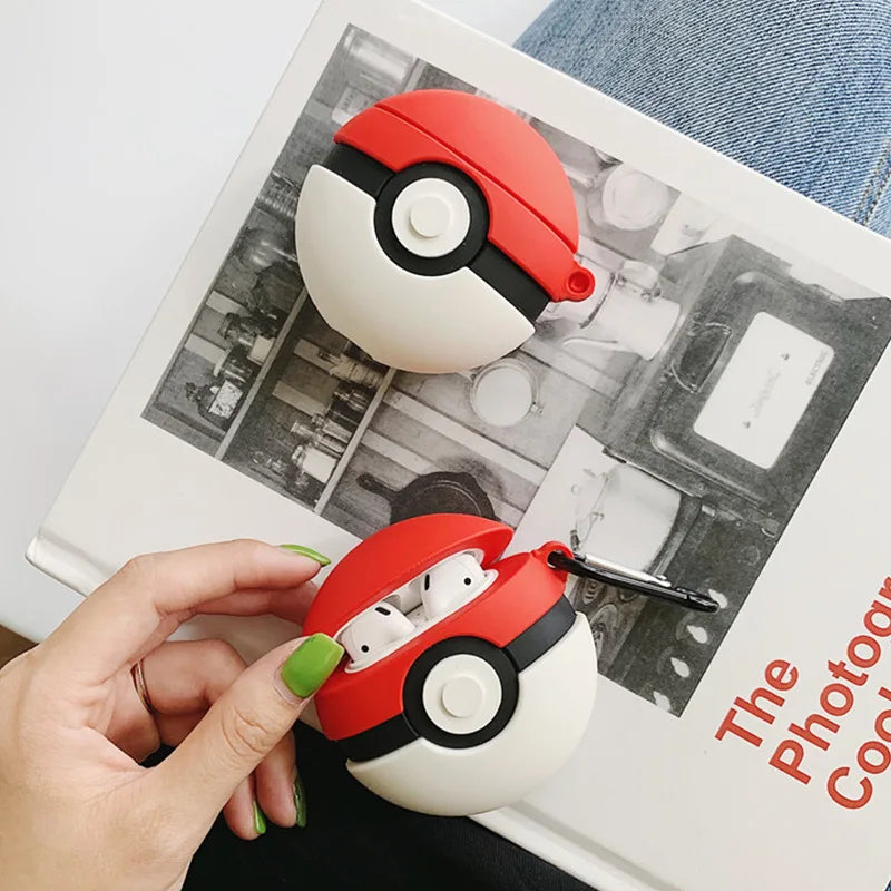 Poke Ball Airpods Case