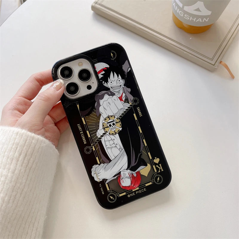 Luffy & Shanks iPhone Case