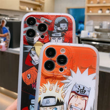 Load image into Gallery viewer, Naruto And Jiraiya Soft Silicone iPhone Case
