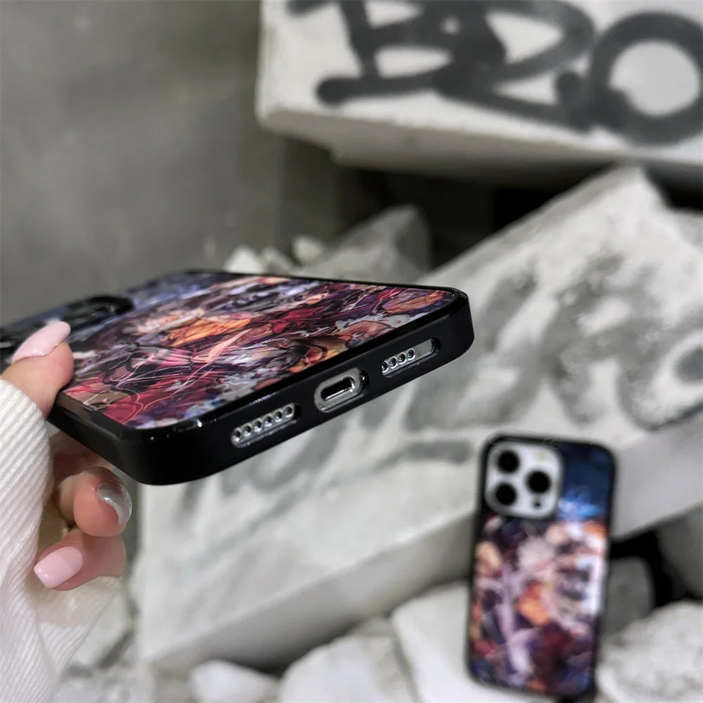 Luffy 3D Multi-Angle Pattern iPhone Case - Wireless Charging Compatible