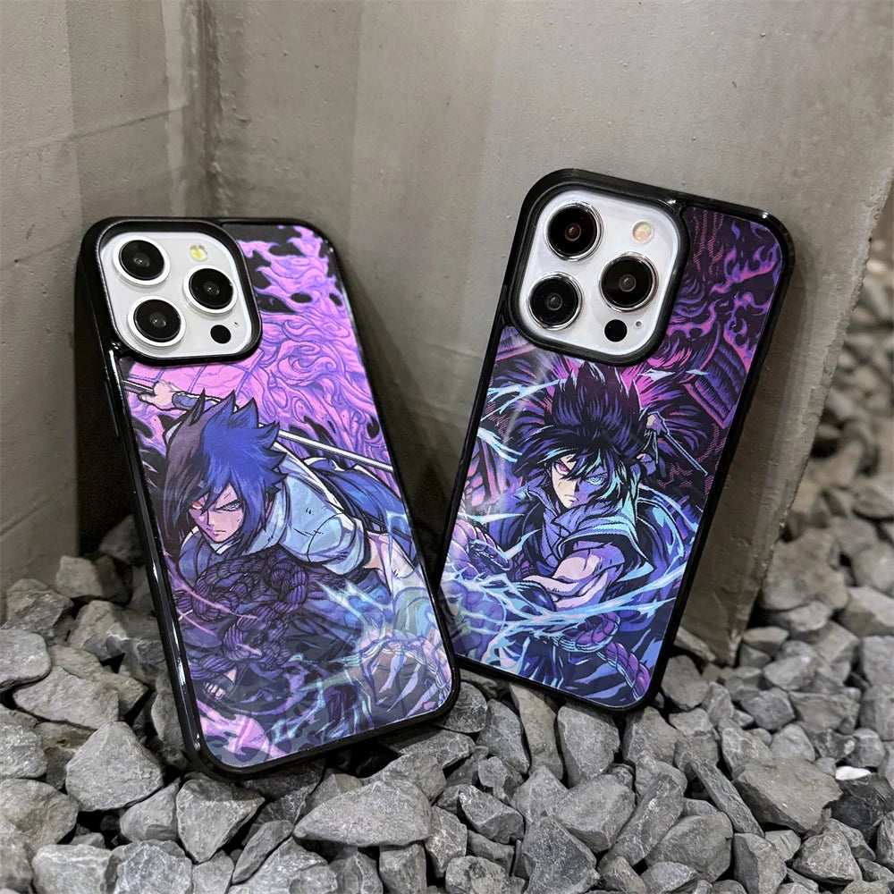 Sasuke 3D Multi-Angle Pattern iPhone Case - Wireless Charging Compatible