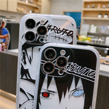 Load image into Gallery viewer, Sasuke Manga Theme iPhone Case
