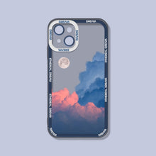 Lade das Bild in den Galerie-Viewer, Soft Pink Blue Clouds iPhone Case
