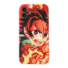 Load image into Gallery viewer, Kyojuro Rengoku Flame Breathing iPhone Case
