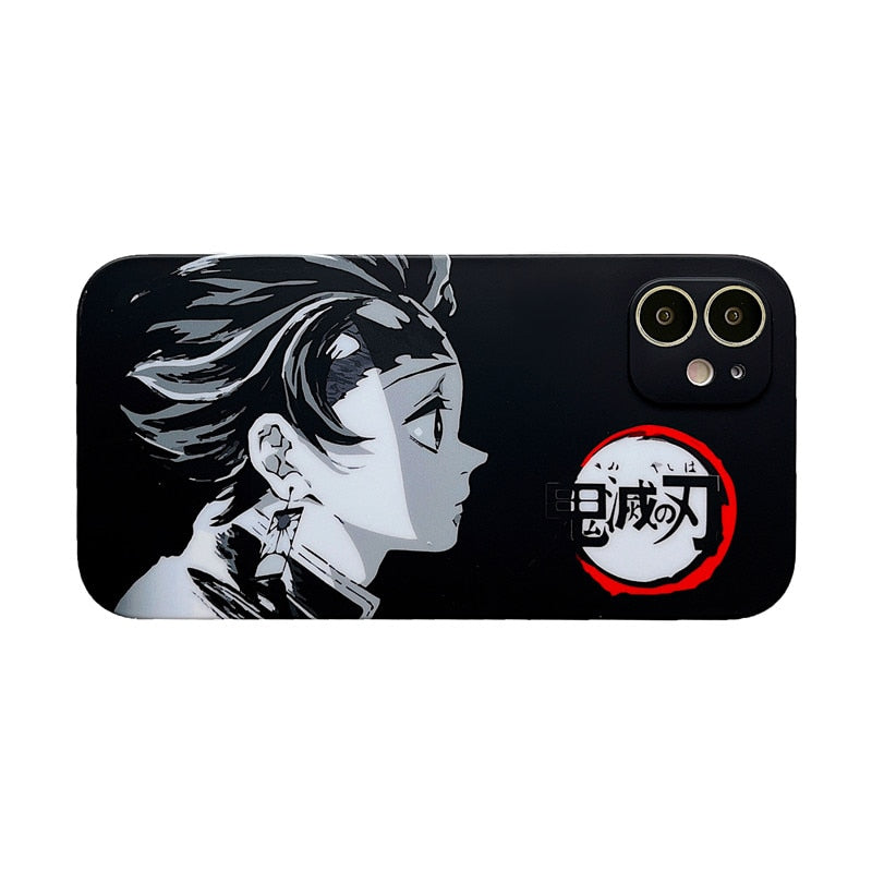 Tanjiro Dark Theme iPhone Case