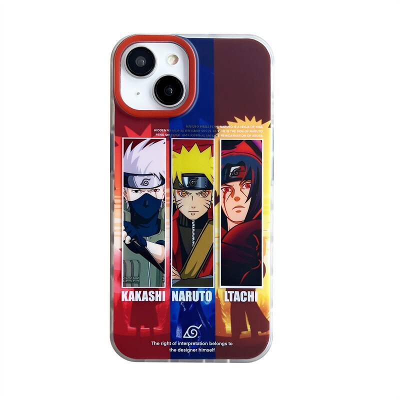 Team 1 Kakashi Naruto Itachi iPhone Case