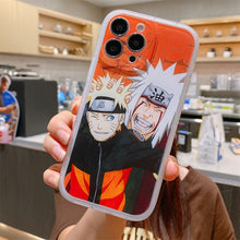 Load image into Gallery viewer, Naruto And Jiraiya Soft Silicone iPhone Case
