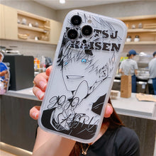 Load image into Gallery viewer, Gojo Manga Theme iPhone Case
