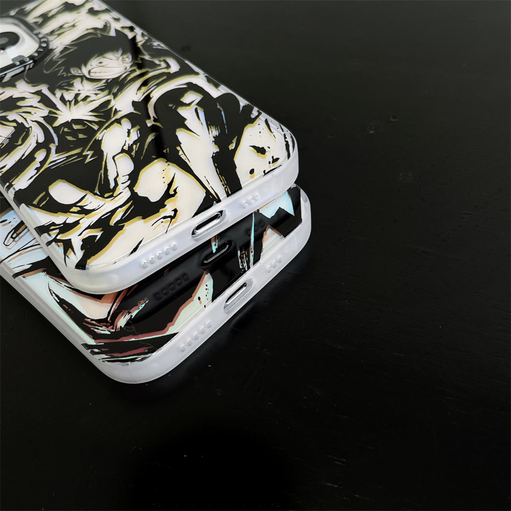 Luffy Laser Bling iPhone Case