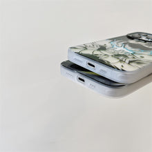 Load image into Gallery viewer, Pain Laser Bling Metal Button iPhone Case
