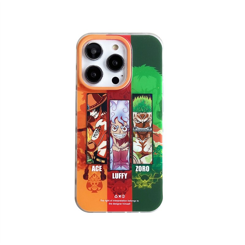 Ace Luffy Zoro iPhone Case