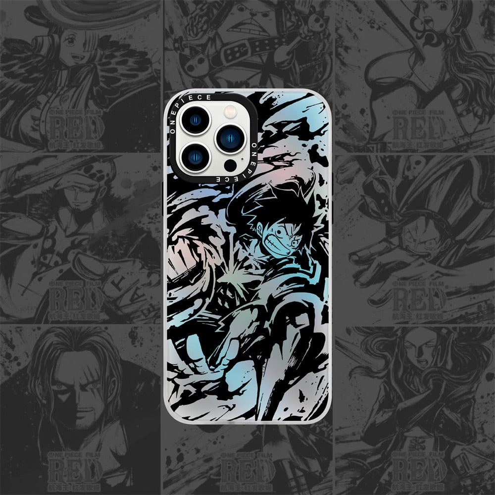 Luffy Laser Bling iPhone Case