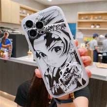 Load image into Gallery viewer, Tanjiro Manga Theme iPhone Case
