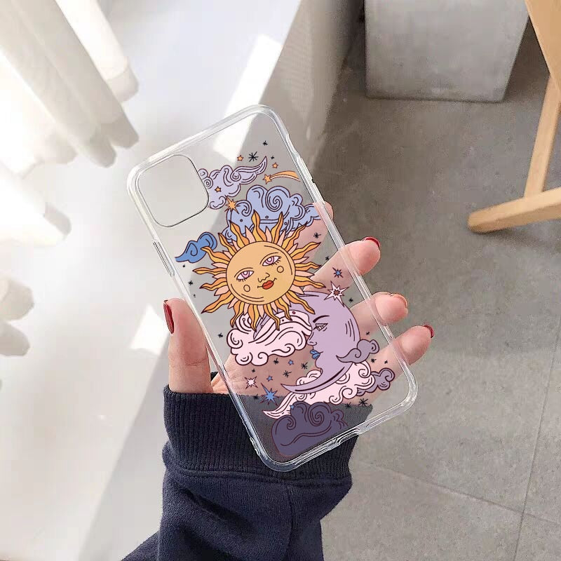 Sun and Moon iPhone Case