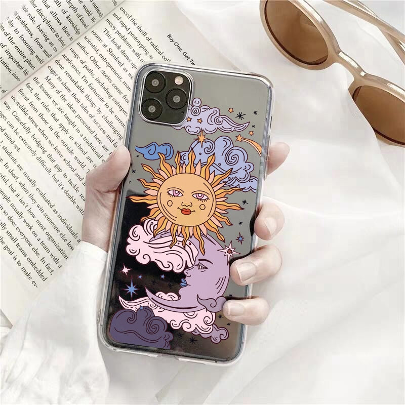 Sun and Moon iPhone Case