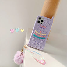 Load image into Gallery viewer, Purple Candy Heart Mobile iPhone Case
