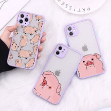 Lade das Bild in den Galerie-Viewer, Cute Piggy Pattern Soft Bumper iPhone Case
