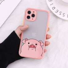 Load image into Gallery viewer, Cute Piggy Soft Bumper iPhone Case
