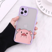 Load image into Gallery viewer, Cute Piggy Soft Bumper iPhone Case
