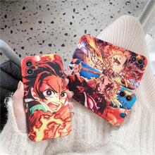 Load image into Gallery viewer, Kyojuro Rengoku Flame Breathing V2 iPhone Case - CaSensei
