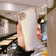 Load image into Gallery viewer, Soft Plating Silicone iPhone Case
