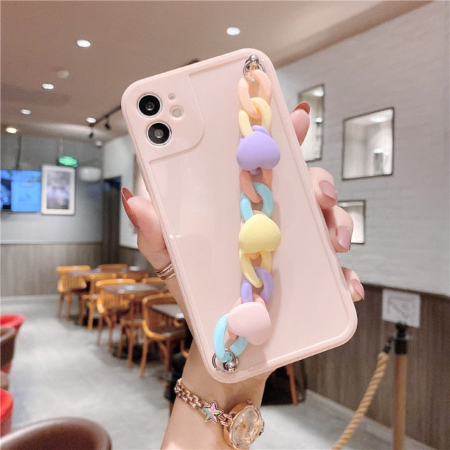 Heart Candy Chain iPhone Case