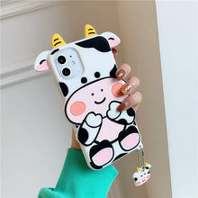 Load image into Gallery viewer, Kawaii Cow iPhone Case
