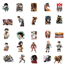 Load image into Gallery viewer, Attack On Titan Waterproof Stickers 10/50/100 pcs

