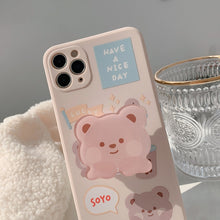 Load image into Gallery viewer, Cute Bear iPhone Case
