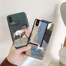 Load image into Gallery viewer, Cute Japanese Cats iPhone Case
