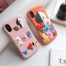 Load image into Gallery viewer, Cute Cartoon Animal Character iPhone Case
