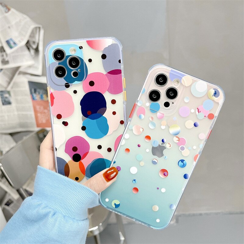 Color Bubble Dots iPhone Case