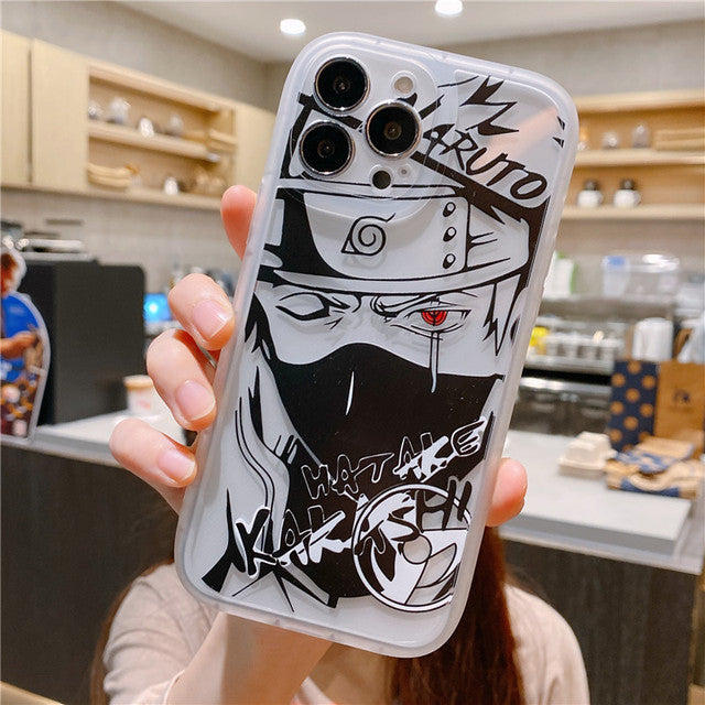 Kakashi Manga Theme iPhone Case